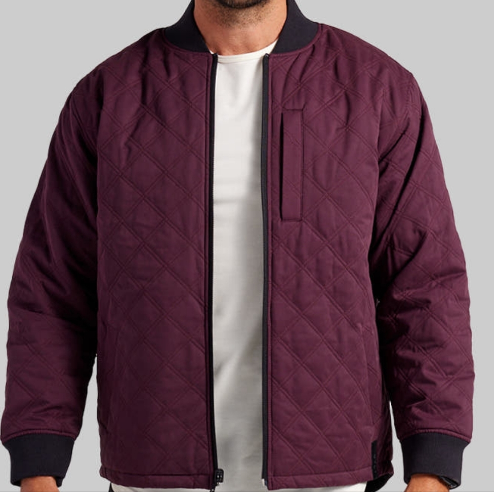 BYLT Reversible Bomber Jacket - 2XL Maroon/Black